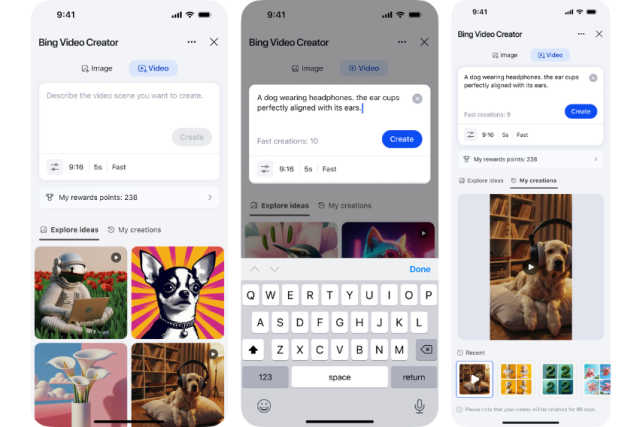 Microsoft Bing Introduces Free AI Video Generator Powered by Sora