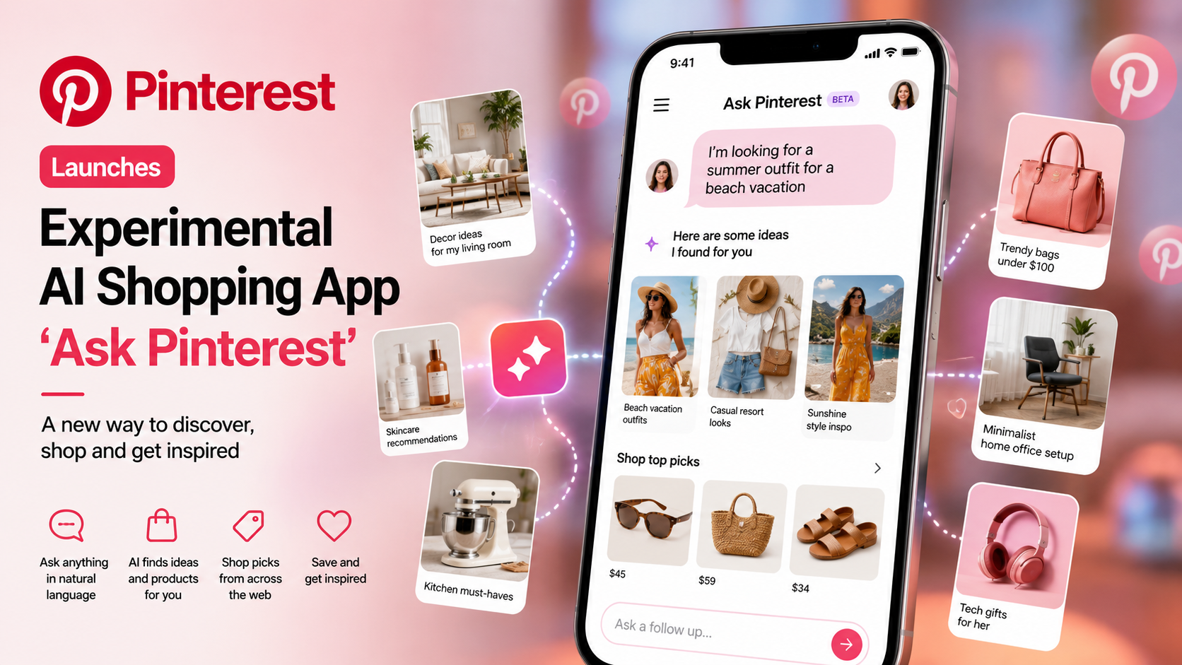 Pinterest Launches ‘Ask Pinterest’ AI Shopping App
