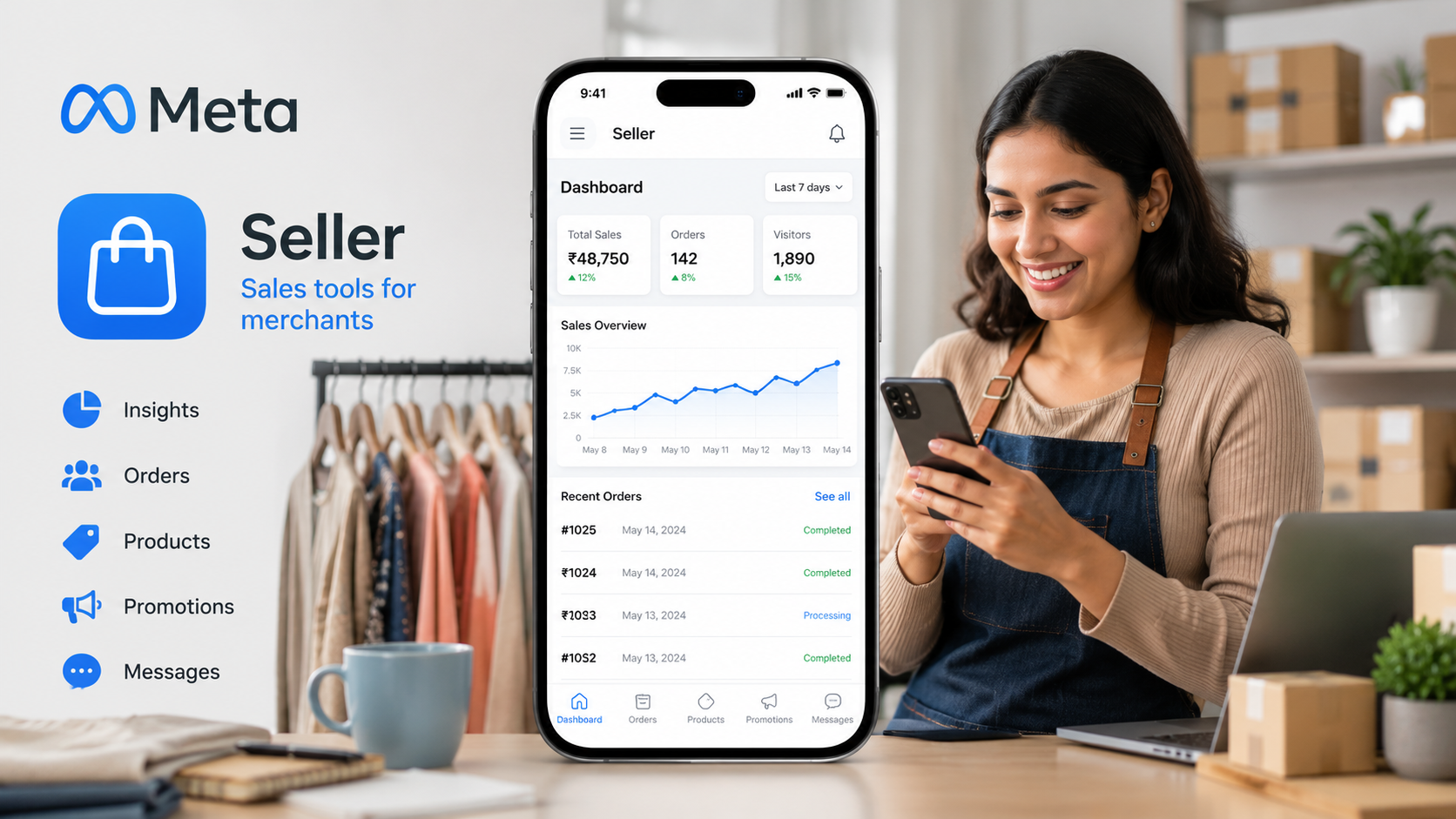 Meta Launches Seller App for Merchants