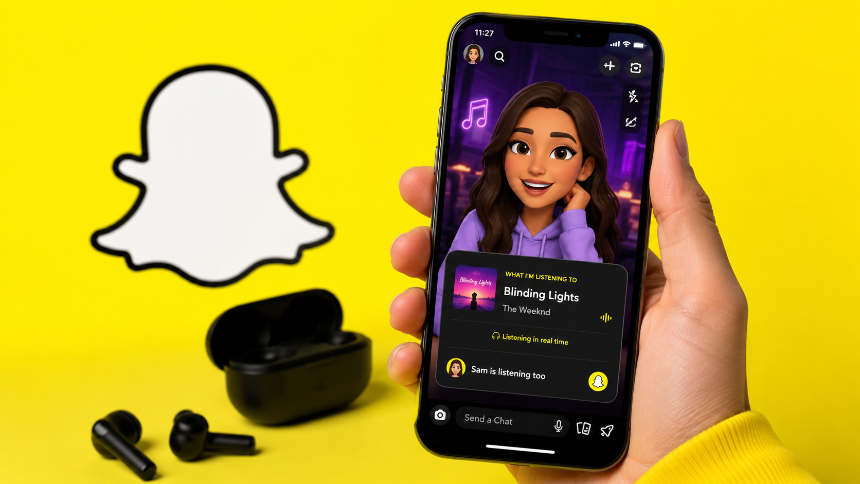 Snapchat Adds Real Time Music Sharing Feature