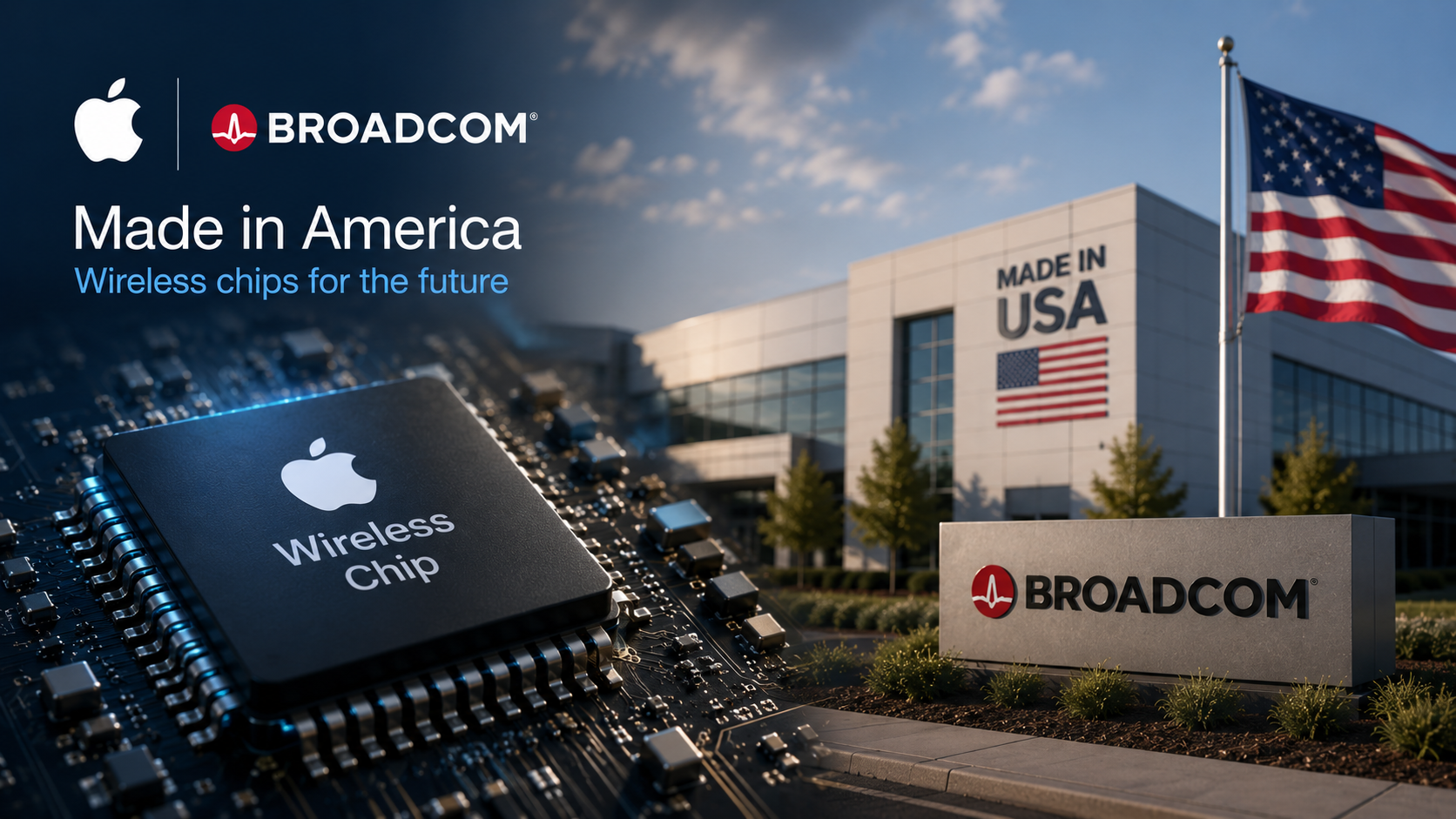Apple Partners with Broadcom to Produce Made-in-America Wireless Chips