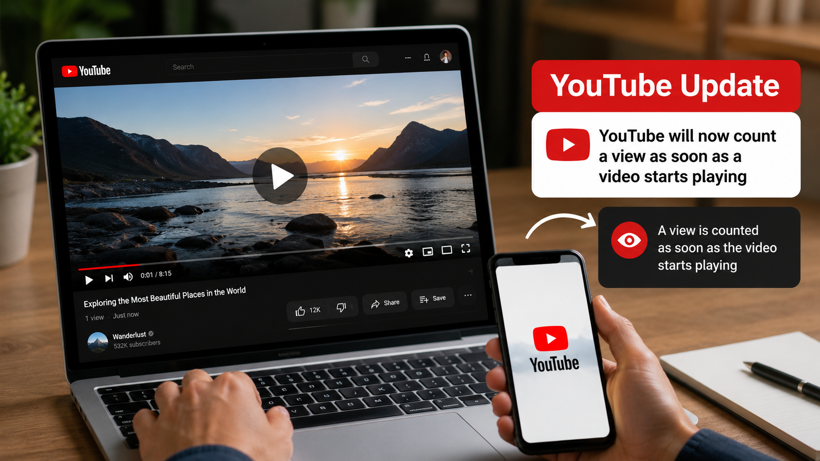 YouTube Will Count Views When Videos Start Playing