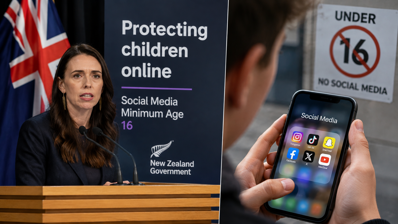 New Zealand Plans Social Media Ban for Children Under 16