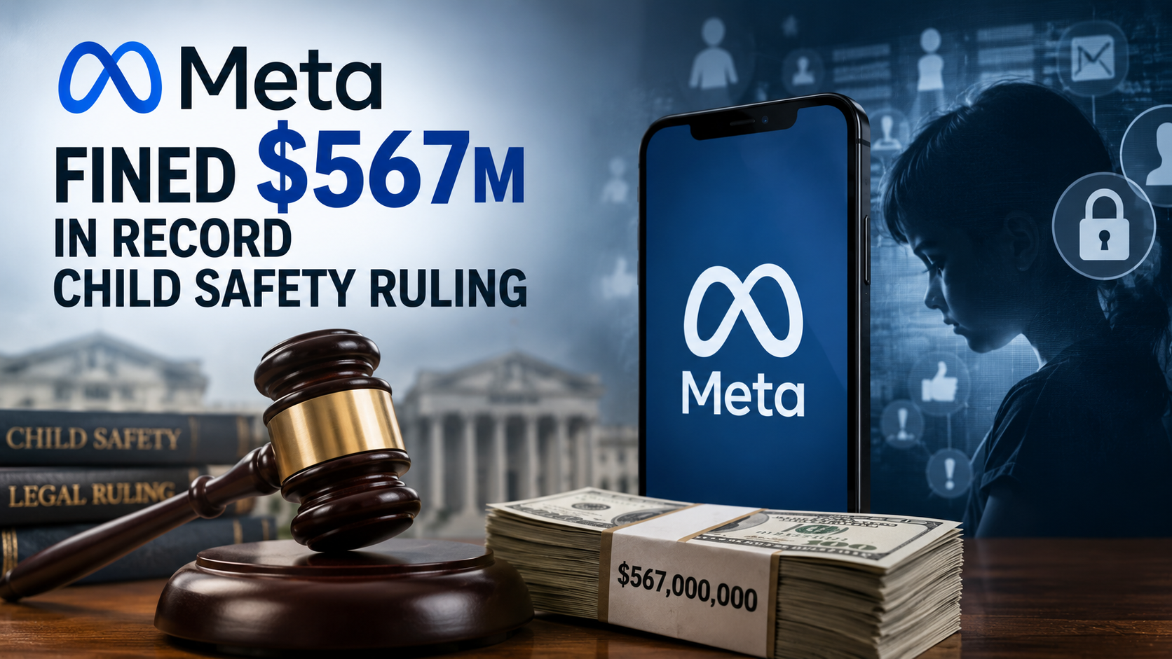 Meta Fined $567m in Record Child Safety Ruling