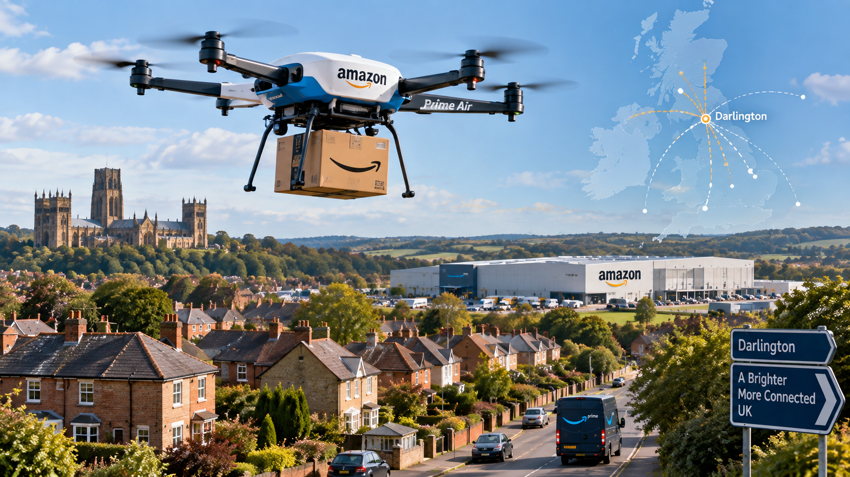 Amazon Seeks to Expand Drone Deliveries Across the UK