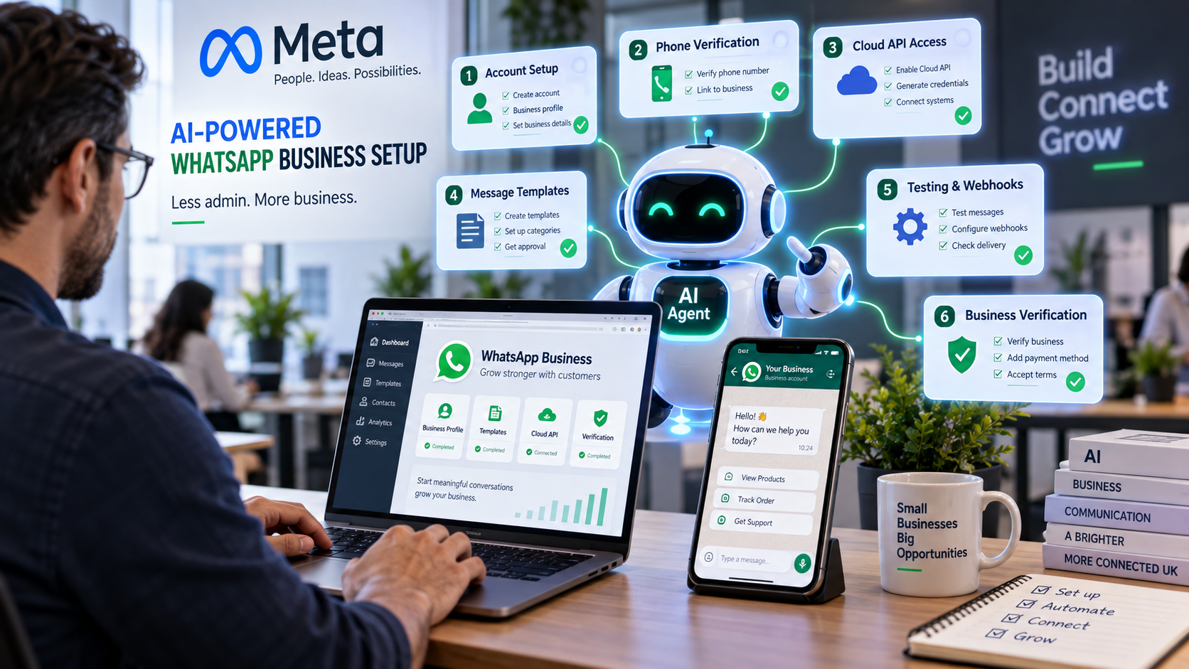 Meta Introduces AI Agents to Simplify WhatsApp Business Setup