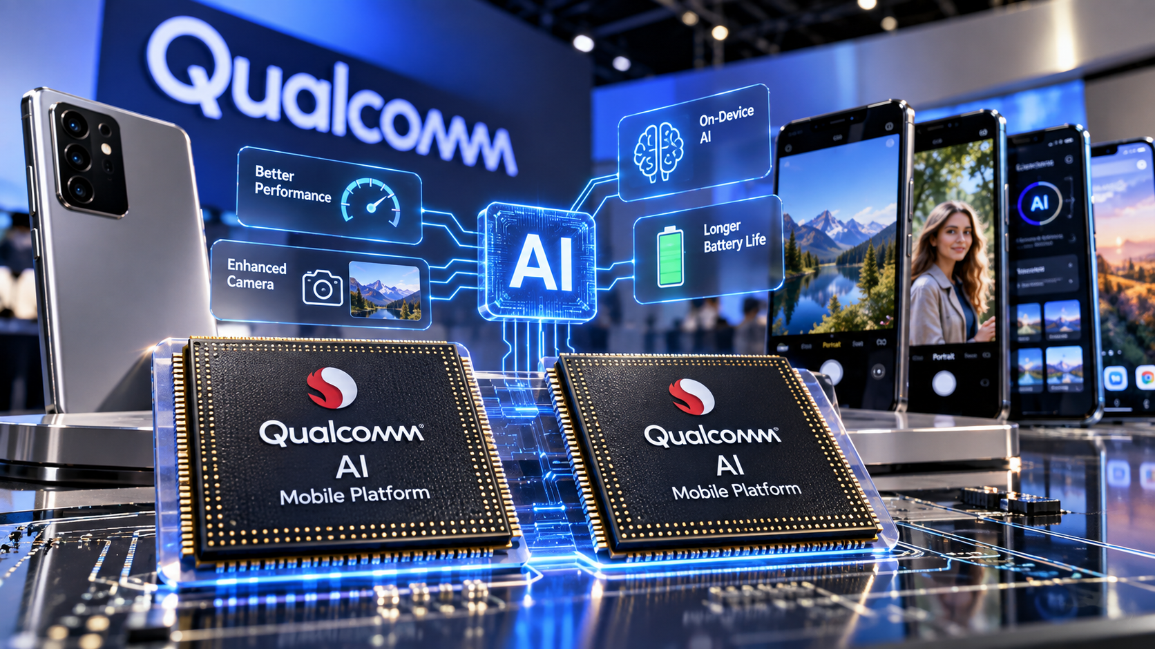 Qualcomm Unveils Two New AI-Focused Smartphone Chips