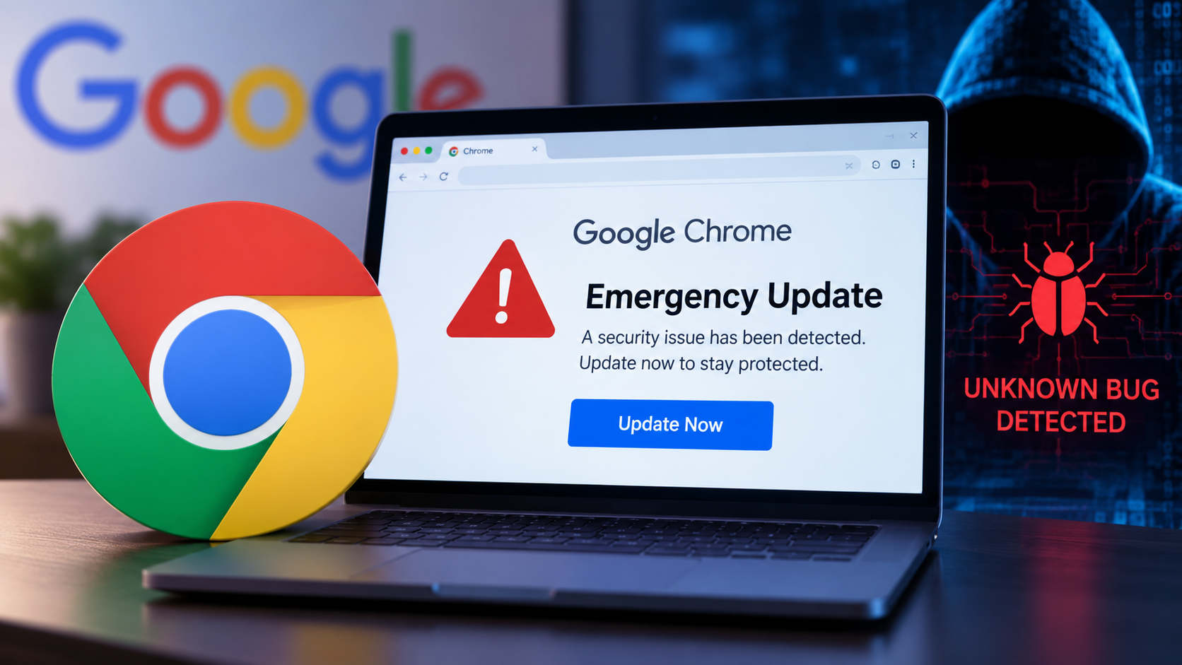 Google Issues Emergency Chrome Update After Unknown Bug Detected